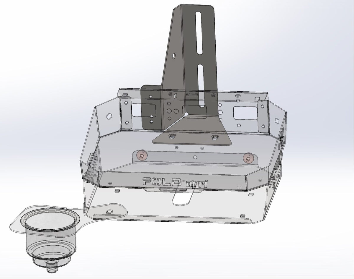 Front Loader Shelf Workstation Shelf for Tractor Cab Storage – Foldagri